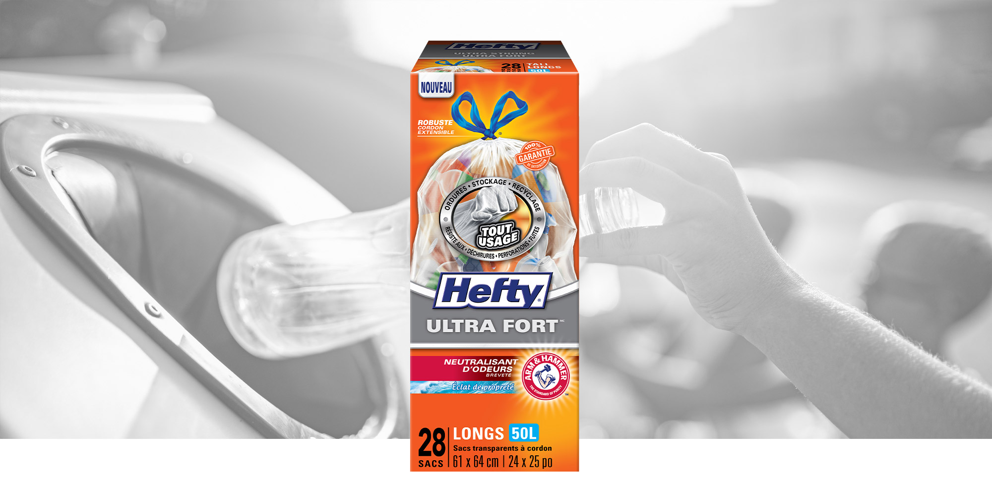 Sacs transparents Hefty® ULTRA FORT