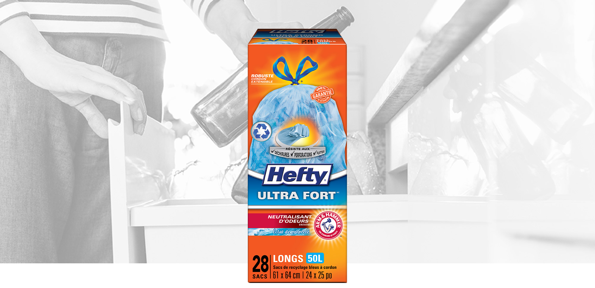 Sacs bleus Hefty® ULTRA FORT